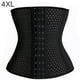thumbnail image 1 of Faja moldeadora de cuerpo de goma para mujer, cintura transpirable hueca, fajas, negro, 4XL Inevent AP001122-06, 1 of 6