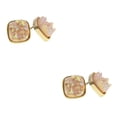 thumbnail image 1 of Sonducket Pendientes de tuerca, joyería elegante, regalos, estilo Simple, elegante, brillante, pendientes de tuerca para mujer, adorno de vestir para tipo 5 2piezas Sonducket CBP374555, 1 of 5