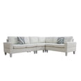 thumbnail image 5 of MAYEERTY Beige Massa Flannel 4-Piece Couch Living Room Sofa Set, 5 of 6