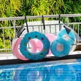 thumbnail image 3 of Pool Float Organizer Storage Bag - Pool Storage Bag - Pool Toy Storage Swimming Pool Bag Large Hanging Net Bag - Pool Floats Inflatable Rafts Basketball Accessories for Fence Deck Garage Patio Gym, 3 of 7