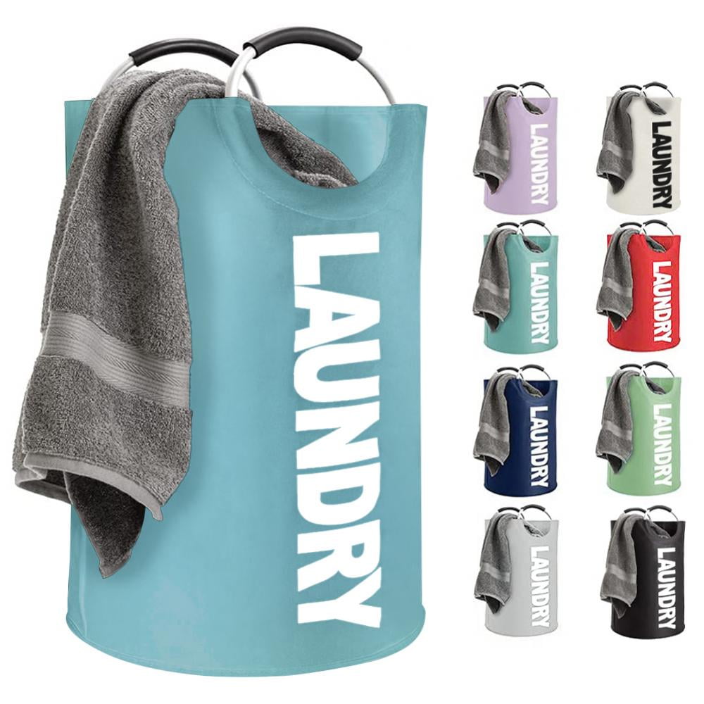 22 Gallon Large Laundry Hamper with Handle Oxford Fabric Bathroom