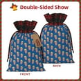 thumbnail image 2 of Disketp Cute Popcorn Drawstring Christmas Bags, Xmas Gift Bags, Christmas Wrapping Bags, Xmas Goodie Bags, Party Favor Bags-Black, 2 of 8