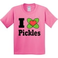thumbnail image 3 of Inktastic I Heart Pickles Youth T-Shirt, 3 of 5