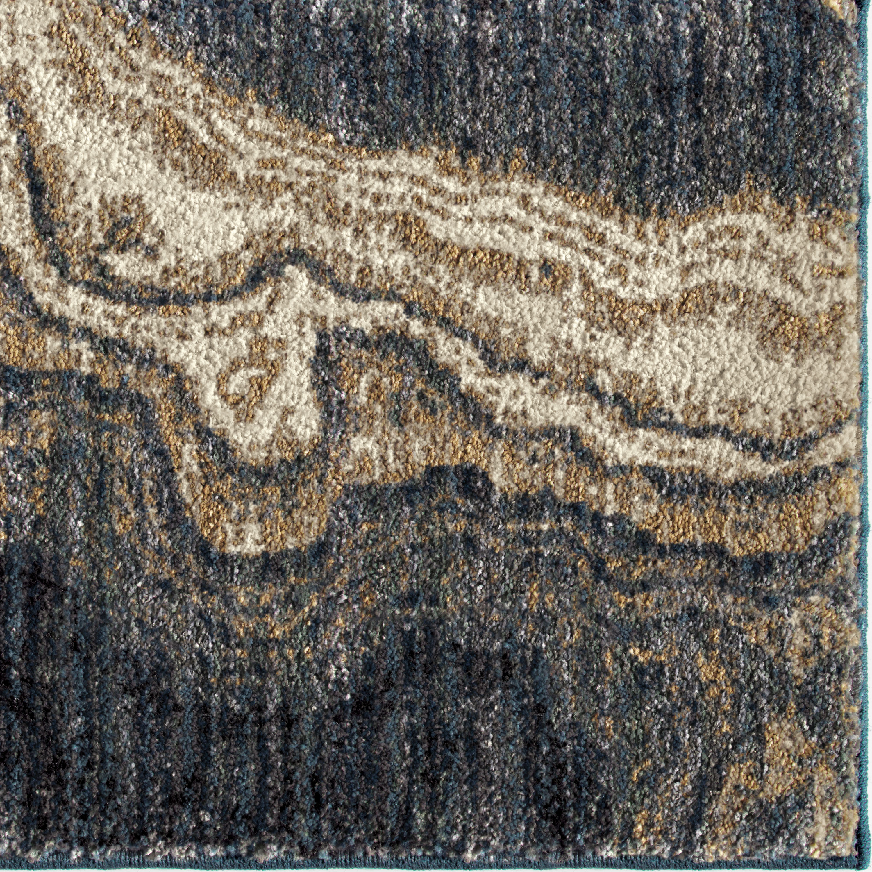 Better Homes & Gardens Midnight Marble 5' X 7' Blue Area Rug - image 3 of 4