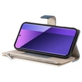 thumbnail image 3 of Funda cartera GANGXUN para Xiaomi Redmi Note 13 Pro Plus 5G , cuero PU con tarjetero, cremallera, correa de mano, soporte y protección 1258°, 3 of 6