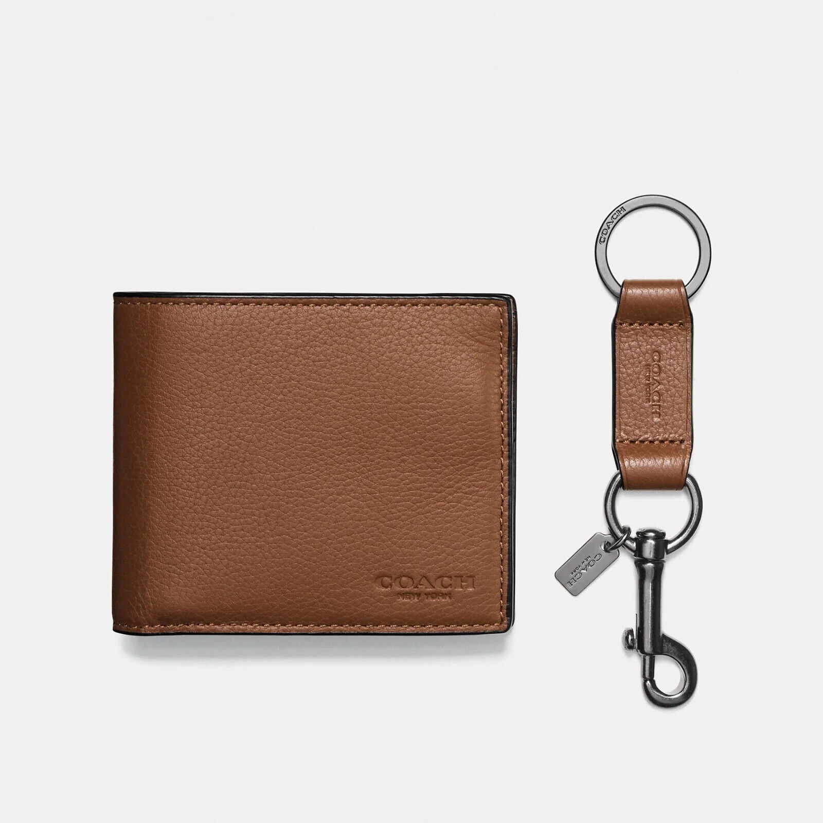 Coach Coin Wallet - Men's Wallets - Saddle