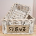 thumbnail image 2 of happimess Reed Southwestern Hand-Woven Rattan Nesting Baskets with Handles, White Wash/Kubu Gray (Set of 2), BSK1005A-2SET, 2 of 11