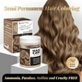 thumbnail image 6 of Vegan Semi-Permanent Hair Color Mask – Ammonia-Free, Paraben & Sulfate-Free Hair Dye & Depositing Conditioner, Plant-Based Formula, Long-Lasting Color in Minutes, 300ml (LIGHT BROWN), 6 of 7