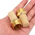 thumbnail image 4 of 2PCS Pneumatic Exhaust Muffler, g 3/4" Thread Male Sintered Bronze Muffler Brass Air Line Fittings, 4 of 6