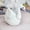 White, variant on Romantic Girls Room Decoration, Black Crown Swan Figurine, Elegant Home Decor for Bedroom Desk Shelf