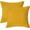 Mustard Yellow, variant on 18x18 Throw Pillow Covers Set of 2, Decorative Boho Covers for Bed, Couch Fluffy Pillow Cover for Living Room, Neutral Home Décor Accent for Sofa - Cream