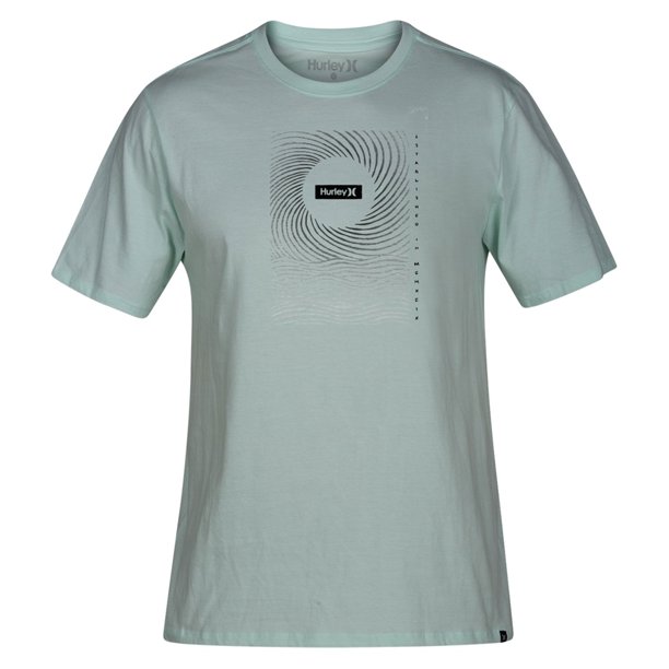 Camiseta gráfica Hurley para Hombre Verde Extragrande