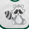 thumbnail image 4 of Inktastic Cute Woodland Animal Raccoon Boys or Girls Baby Bib, 4 of 4