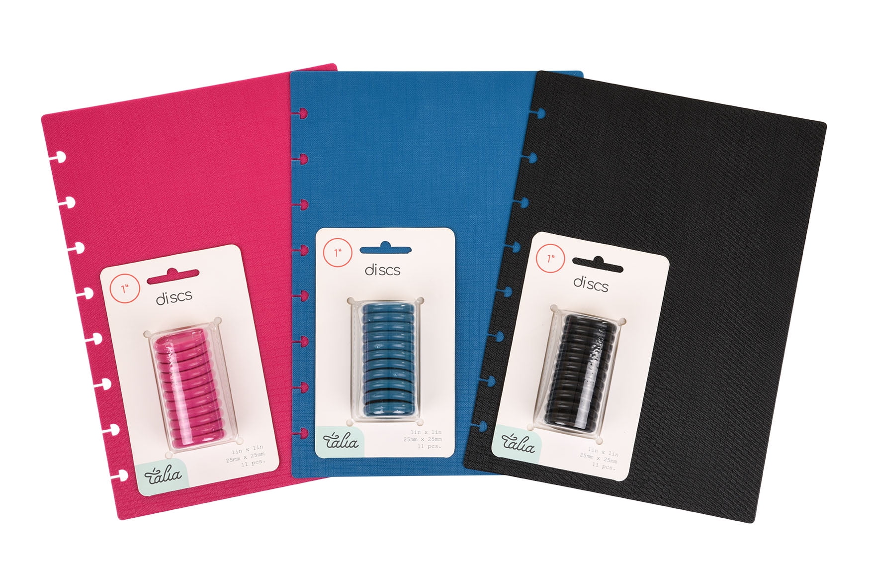 talia-discbound-discs-and-covers-3pk-set-3-black-blue-90-s-pink