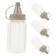 thumbnail image 5 of WHAMVOX 4pcs Sturdy White Sauce Squeeze Bottles Multifunctional Kitchen Condiment Containers 30ml, 5 of 8