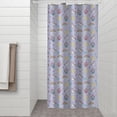 thumbnail image 2 of Purple Cartoon Unicorn Castle Rainbow Moon Heart Shower Curtain 36"x72" ,Bathroom Decorative Shower Curtains Set with 12 Hooks,Modern Waterproof Washable Shower Curtain, 2 of 6