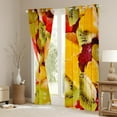 thumbnail image 3 of Erosebridal Fruit Salad Curtains & Drapes Adults Teens,Kiwi Orange Kawaii Curtains Blackout Funny Decor for Home,Cute Gifts Fruits Curtains Novelty Food Window Curtain, 3 of 6