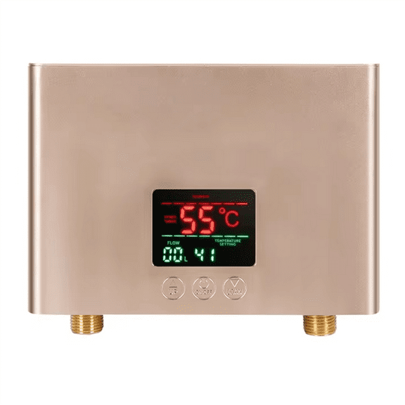 220V Instant Water Heater 5500W Wall-Mounted Electric Heaters for Bathroom Hot Water Shower and Home Kitchen Heating