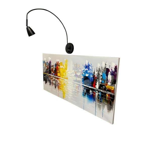 House of Troy Advent Arch LED black plug in picture light (GU10LED included)