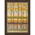 thumbnail image 1 of Somerset House Publishing 7067 33 x 23 in. Réflexions de 2 Pièces le Long de la Rivière & 44; Impression Fine Art Texturée Encadrée - Brun & Or, 1 of 1