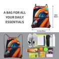 thumbnail image 2 of Pofeuu Abstract Fabric Color Waves Print Drawstring Backpack Water Resistant String Bag Sports Sackpack Gym Sack with Side Pocket for Men Women, 2 of 6