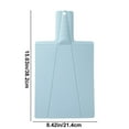 thumbnail image 3 of Latrodar Garlic Grinding Fruit Cutting Board Home Kitchen Foolproof Cutting Board Baby Food Supplement Fruit Cutting Board Non-slip Chopping Board Light blue, 3 of 5