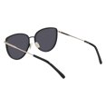 thumbnail image 4 of Lacoste LA 230S Metal Womens Cat-Eye Sunglasses Matte Black 59mm Adult, 4 of 8