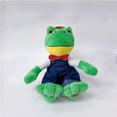 thumbnail image 2 of Cute Frog Plush object, Soft Stuffed Animal Adorable Design, Teenager Cuddly Stuffed Doll, object for Teenager Play Bedroom Home Decoration, 2 of 7