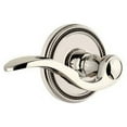 thumbnail image 3 of Grandeur Solbel_Dd_Na Soleil Solid Brass Dummy Door Lever Set - Grey, 3 of 6