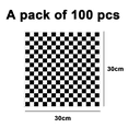 thumbnail image 2 of Checkered Dry Waxed Deli Paper Sheets, Paper Liners for Plastic Food Basket, Special for Wrapping Bread, 2 of 5
