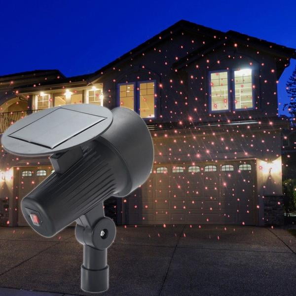 Led christmas light moving white snowflake spotlight 4w led landscape projector lamp light for Solar-Powered Holiday Laser Lights Projector - Walmart.com - Walmart.com