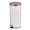 White, variant on Innovaze 8 gal. Carbon Steel Step-on Trash Can, Matt Black Metal Round Garbage Can with Diamond Body for Kitchen