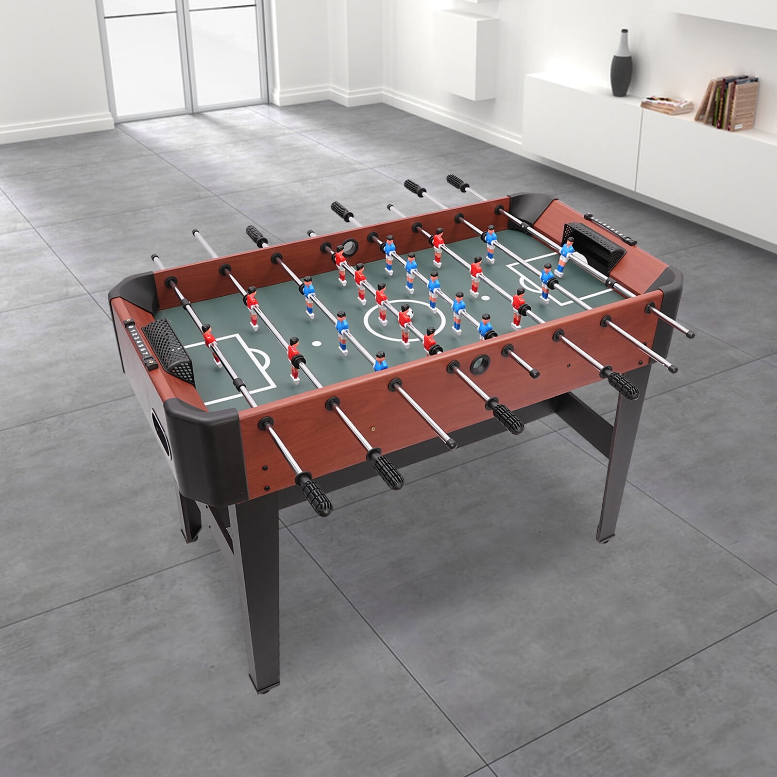 1 PCS 120*61*81cm/47.2*24*31.8in Foosball Table, Soccer Table Game, Foosball Game Table, suitable for placing in your home living room, game room or office break area, etc