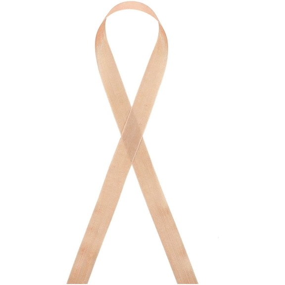 Seam Binding Rayon Ribbon 1/2-Inch x 100 Yards (129 - Peachy Beige)