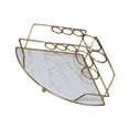 thumbnail image 1 of Organizador de encimera de baño, estante de esquina, cesta de almacenamiento de cosméticos independiente multifuncional para cepillos de encimera, Sector SM SunniMix Organizador, 1 of 5