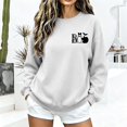 thumbnail image 7 of Jsaierl Women's Halloween Sweatshirts Spooky Print Pullovers Fall Loose Fit Round Neck Long Sleeve Sweater Tops Halloween Costumes, Sizes S-2XL, 7 of 7