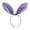 Z03-Purple, variant on Bmisegm Women's Easter Plush Bunny Ear Headband Rabbit Officer Ears Accessory for Party and Convention Headscarf for Women's Hair Grey One Size