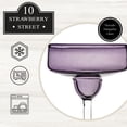 thumbnail image 6 of 10 Strawberry Street Morado Margarita Handblown Mexican Glass, Set of 4, 6 of 7