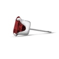 thumbnail image 4 of SuperJeweler 3 Carat Garnet Earrings In Sterling Silver, 8MM For Women, 4 of 6