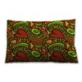 thumbnail image 1 of Ahgly Company Modèle Extérieur Rectangulaire Marron Rouge Coussin Lombaire, 13 Pouces par 19 Pouces, 1 of 5