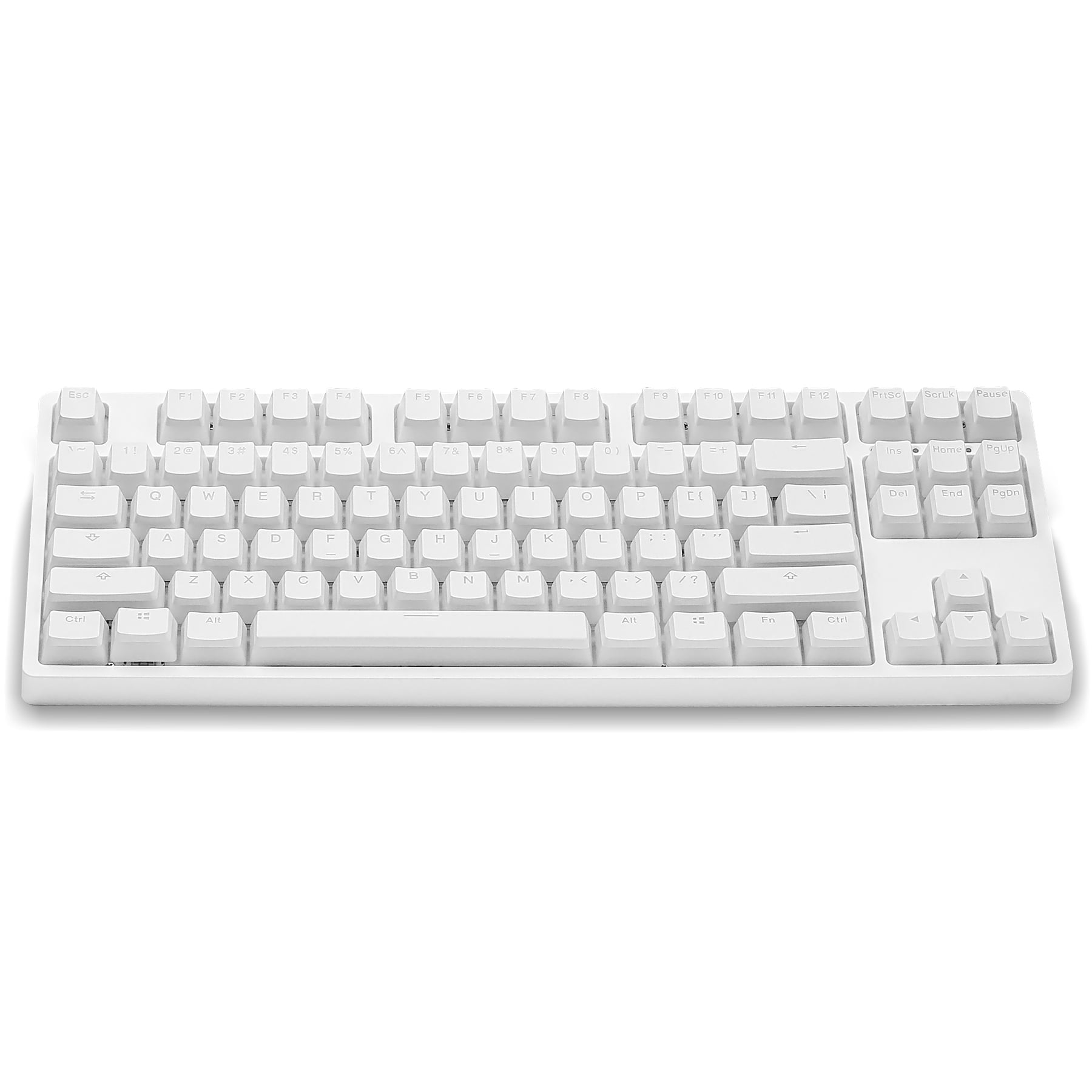 PBT Keycaps Pudding Keycaps OEM Profile Doubleshot Backlit Translucent Keyset for US UK Layout 61 68 84 87 104 108 MX Switches Mechanical Keyboard,White