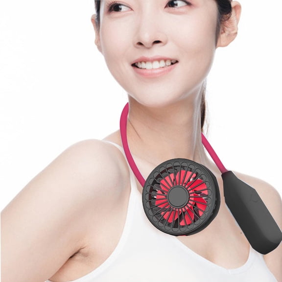 Hwkond Neck Fan Wrap-around Wrap-around Cervix Fan Port Portable USB Rechargeable Corporal Fan Desktop Handheld Silent Electric Fan For Desk Running Travel Sports Outdoor on Clearance