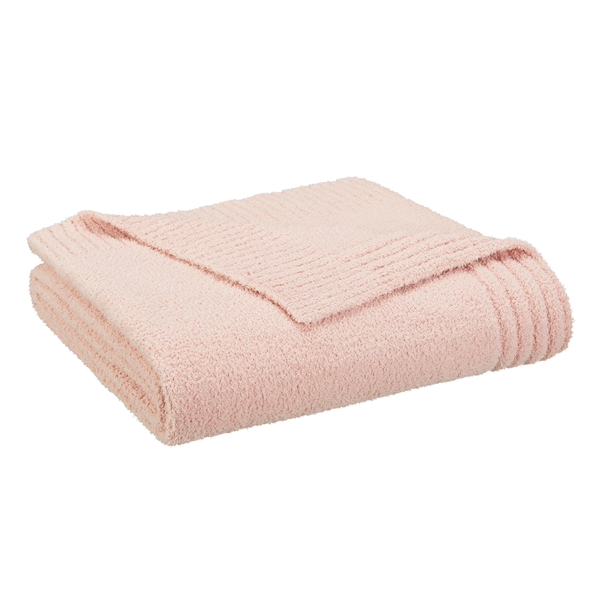 Better Homes & Gardens Cozy Knit Throw, 50"x72", Pink