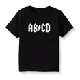 thumbnail image 5 of Ropa para niños con estampado de letras divertidas, ropa de rock para bebés, camisetas de algodón para niños y niñas, camisetas de moda de verano para niños, 5 of 5