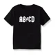 thumbnail image 5 of Ropa para niños con estampado de letras divertidas, ropa de rock para bebés, camisetas de algodón para niños y niñas, camisetas de moda de verano para niños, 5 of 5