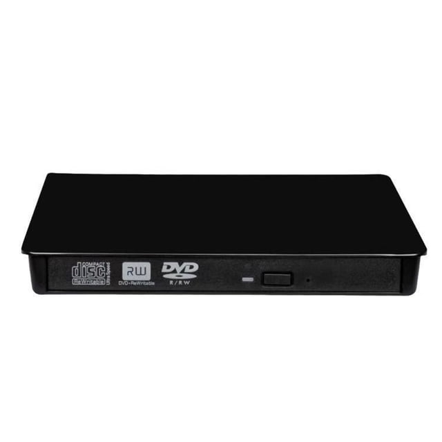 Yeacher External DVD Drive External ODD & HDD Device USB 3.0 Portable /DVD/VCD Drive/DVD Player for Laptop Desktop PC ROM for Windows, Linux, , OS Black
