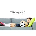 thumbnail image 1 of Custom Decals Touch My Soul.Wall Art Size: 6 X 20 Inches Color: Black, 1 of 1