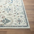 thumbnail image 5 of LR Home Ada 2'3" x 8'9" Ivory/Blue Bordered Floral Durable Indoor Area Rug, 5 of 8