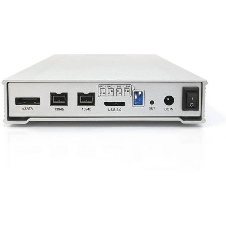 MiniPro RAID V2 FireWire 800 USB 3.0 eSATA 2-Bay Hard Drive/SSD (Best Ssd Raid Setup)
