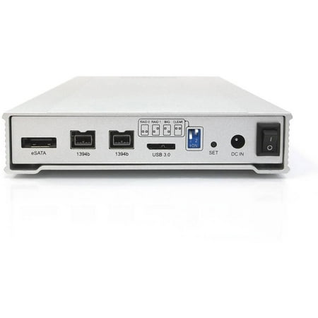 - MiniPro RAID V2 FireWire 800 USB 3.0 eSATA 2-Bay Hard Drive/SSD Enclosure